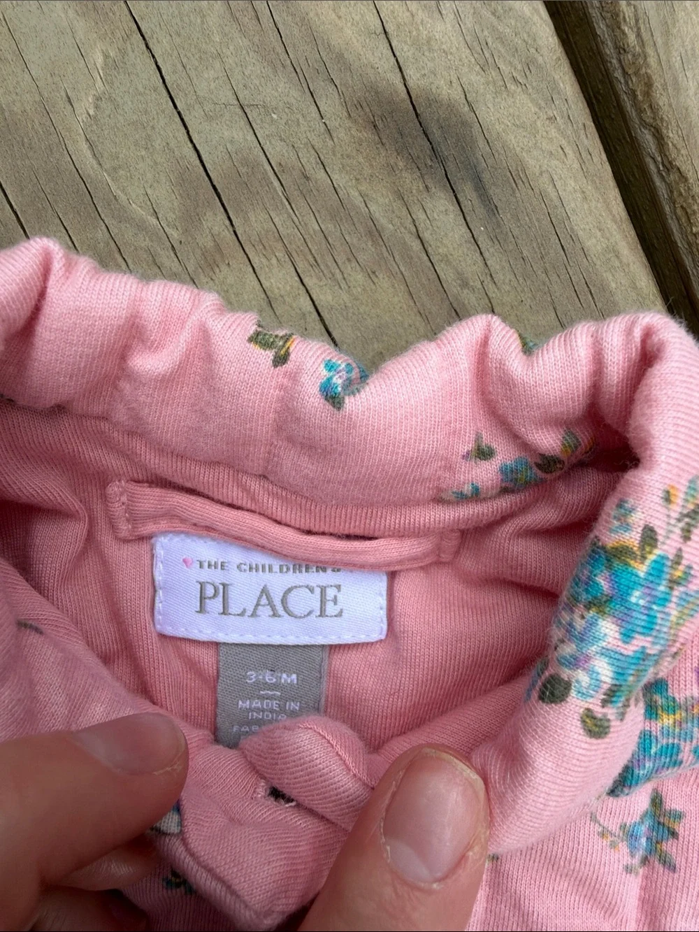 Pink Floral Quilted Baby Set